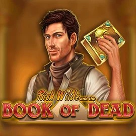 Official Slots logo: Book of Dead by Play'n GO at Shotz Casino