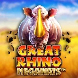 Great Rhino Megaways slot visual from Pragmatic Play available on shotzcasino.fi