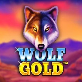 Wolf Gold online game logo by Pragmatic Play on shotzcasino.fi